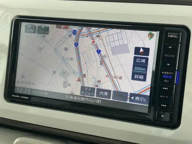 ダイハツ ムーヴ キャンバス X メイクアップ SA Ⅲ 道南・函館 2018(平30)年 6万km パールホワイトⅢ/ナチュラルベージュマイカメタリック 2トーン /純正ナビ//フルセグＴＶ//エンジンスターター//バックカメラ//レーンキープアシスト//衝突軽減ブレーキ//スマートキー//プッシュスタート//オートハイビーム//アイドリングストップ//フォグランプ