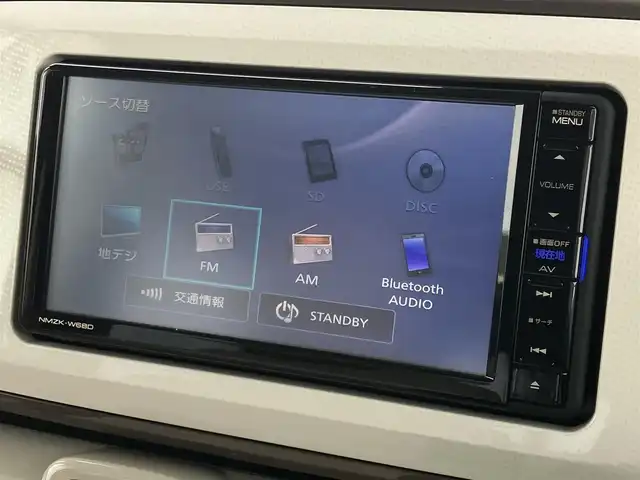 ダイハツ ムーヴ キャンバス X メイクアップ SA Ⅲ 道南・函館 2018(平30)年 6万km パールホワイトⅢ/ナチュラルベージュマイカメタリック 2トーン /純正ナビ//フルセグＴＶ//エンジンスターター//バックカメラ//レーンキープアシスト//衝突軽減ブレーキ//スマートキー//プッシュスタート//オートハイビーム//アイドリングストップ//フォグランプ