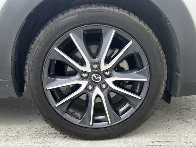 マツダ ＣＸ－３ XD 宮城県 2017(平29)年 5.4万km セラミックM 禁煙車/純正エンジンスターター/i-ACTIVSENSE/・トラクションコントロールシステム/・アイ・ストップ/・スマートブレーキサポート/マツダコネクトナビ/・BT.CD.DVD.USB.AUX/フルセグTV/バックカメラ/ビルトインETC/ドライブレコーダー(F)/革巻ステアリング/ステアリングスイッチ/プッシュスタート/スマートキー×2/純正フロアマッド/純正18インチアルミホイール/社外17インチアルミホイール(積込み)/【225/55/17 冬 残5mm】/LEDヘッドライト/リアフォグランプ/横滑り防止機能