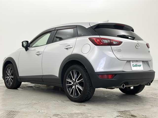 マツダ ＣＸ－３ XD 宮城県 2017(平29)年 5.4万km セラミックM 禁煙車/純正エンジンスターター/i-ACTIVSENSE/・トラクションコントロールシステム/・アイ・ストップ/・スマートブレーキサポート/マツダコネクトナビ/・BT.CD.DVD.USB.AUX/フルセグTV/バックカメラ/ビルトインETC/ドライブレコーダー(F)/革巻ステアリング/ステアリングスイッチ/プッシュスタート/スマートキー×2/純正フロアマッド/純正18インチアルミホイール/社外17インチアルミホイール(積込み)/【225/55/17 冬 残5mm】/LEDヘッドライト/リアフォグランプ/横滑り防止機能