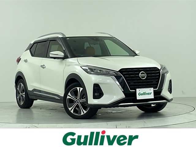 日産 キックス X ツートーンインテリアED 大阪府 2021(令3)年 2.9万km ブリリアントホワイトパール プロパイロット/エマージェンシーブレーキ/アラウンドビューモニター/純正9インチナビ/フルセグTV/LEDヘッドライト/レザーシート/シートヒーター/ETC/デジタルインナーミラー/ハンドルヒーター/ドライブレコーダー