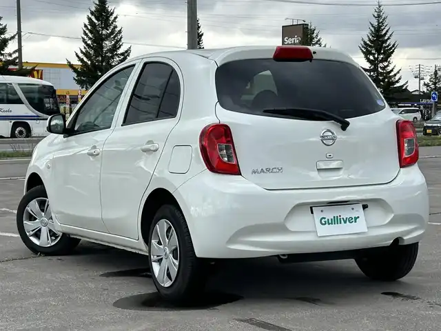日産 マーチ 12X FOUR Vセレクション 道南・函館 2019(平31)年 6.2万km ブリリアントホワイトパール 社外ＳＤナビ（ＢＴ／ＣＤ／ＤＶＤ）/バックカメラ/ＥＴＣ/プッシスタート/横滑り防止装置/電動格納ミラー/スマートキー/オートライト