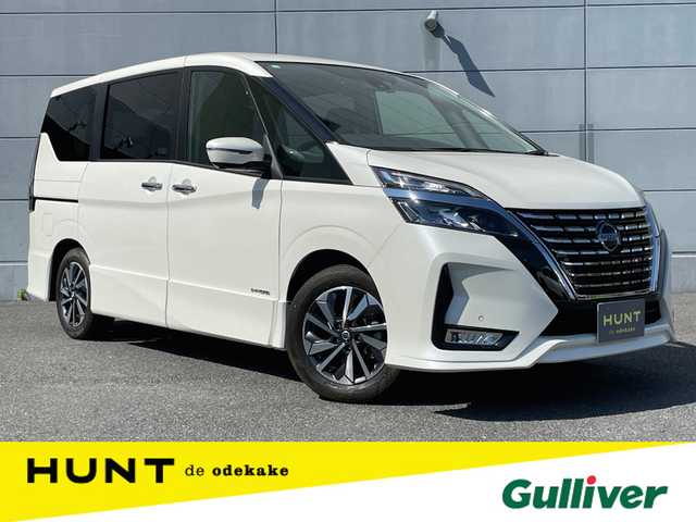日産 セレナ ハイウェイスター V 千葉県 2021(令3)年 1.2万km ブリリアントホワイトパール 衝突軽減ブレーキ/全方位カメラ/後席モニター/両側パワースライドドア/純正１０インチＳＤナビ/レーダークルーズコントロール/ＬＥＤヘッドライト/オートライト/コーナーセンサー/ＥＴＣ