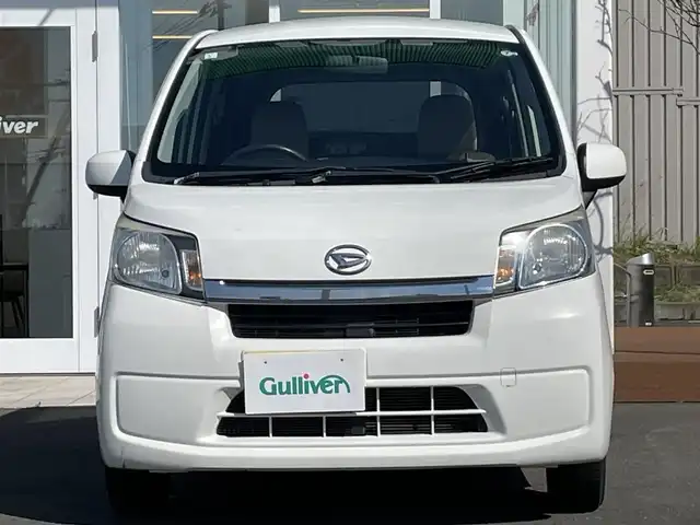 ダイハツ ムーヴ L 道央・札幌 2013(平25)年 9.4万km ホワイト ・４WD/・社外ナビ/　CD＆DVD＆USB＆TV/・アイドリングストップ/・リモコンキー/・電動格納ミラー/・ABS/・横滑り防止装置/・純正フロアマット/・ドアバイザー/・スペアキー