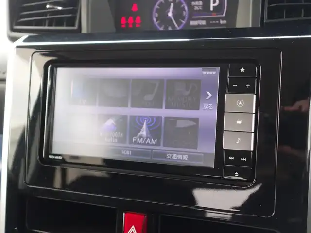 ダイハツ トール カスタムG SAⅡ 山形県 2018(平30)年 6.2万km レーザーブルークリスタルシャイン 衝突被害軽減システム/純正SDナビ/　　【CD DVD BT フルセグ USB】/バックカメラ/両側パワースライドドア/クルーズコントロール/LEDオートヘッドライト/純正14インチアルミホイール/アイドリングストップ/ステアリングスイッチ/電動格納ウィンカーミラー/フォグランプ/スマートキー
