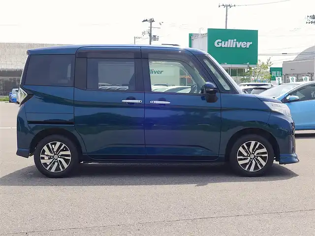 ダイハツ トール カスタムG SAⅡ 山形県 2018(平30)年 6.2万km レーザーブルークリスタルシャイン 衝突被害軽減システム/純正SDナビ/　　【CD DVD BT フルセグ USB】/バックカメラ/両側パワースライドドア/クルーズコントロール/LEDオートヘッドライト/純正14インチアルミホイール/アイドリングストップ/ステアリングスイッチ/電動格納ウィンカーミラー/フォグランプ/スマートキー