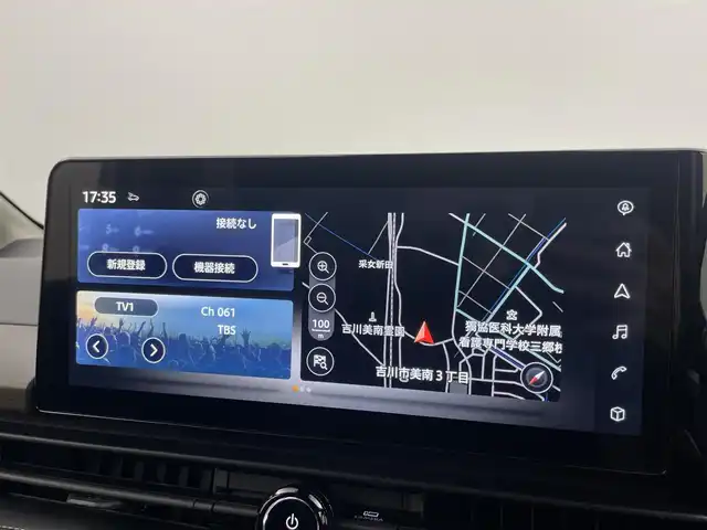 日産 セレナ ハイウェイスター V 埼玉県 2025(令7)年 0.1万km未満 プリズムホワイト 登録済未使用車　純正１２．３インチナビ　アラウンドビューモニター　ＢＳＩ　プロパイロット　デジタルインナーミラー　両側パワースライドドア　ビルトインＥＴＣ２．０　ワイヤレス充電　パドルシフト　ＬＥＤライト　地デジＴＶ