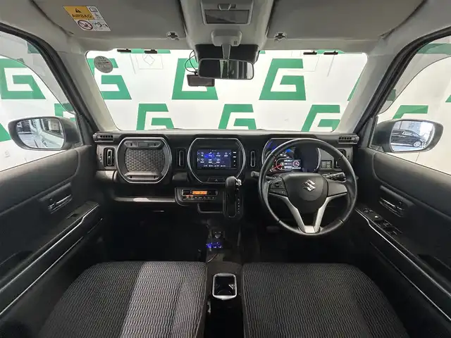 スズキ ハスラー Jスタイル 鹿児島県 2021(令3)年 3.2万km オフブルーメタリック/ガンメタリック2トーンルーフ スズキセーフティサポート/社外SDナビ【AVN-P10W】/（CD/DVD/フルセグ/Bluetooth/SD）/社外前後ドライブレコーダー/ステアリングリモコン/前席シートヒーター/アイドリングストップ/ルーフレール/電動格納ミラー/純正LEDヘッドライト/オートライト/社外フロアマット/純正15インチアルミ/純正ドアバイザー
