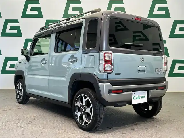 スズキ ハスラー Jスタイル 鹿児島県 2021(令3)年 3.2万km オフブルーメタリック/ガンメタリック2トーンルーフ スズキセーフティサポート/社外SDナビ【AVN-P10W】/（CD/DVD/フルセグ/Bluetooth/SD）/社外前後ドライブレコーダー/ステアリングリモコン/前席シートヒーター/アイドリングストップ/ルーフレール/電動格納ミラー/純正LEDヘッドライト/オートライト/社外フロアマット/純正15インチアルミ/純正ドアバイザー