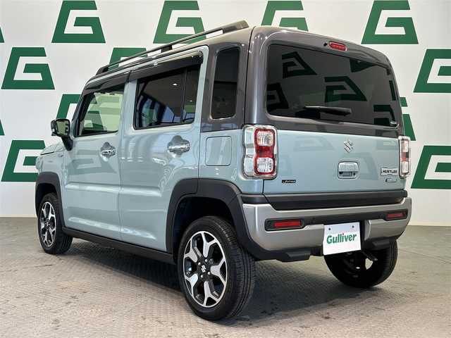 スズキ ハスラー Jスタイル 鹿児島県 2021(令3)年 3.2万km オフブルーメタリック/ガンメタリック2トーンルーフ スズキセーフティサポート/社外SDナビ【AVN-P10W】/（CD/DVD/フルセグ/Bluetooth/SD）/社外前後ドライブレコーダー/ステアリングリモコン/前席シートヒーター/アイドリングストップ/ルーフレール/電動格納ミラー/純正LEDヘッドライト/オートライト/社外フロアマット/純正15インチアルミ/純正ドアバイザー