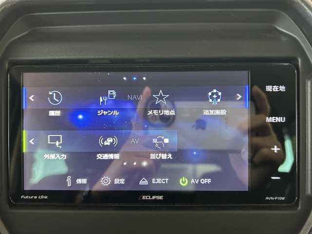 スズキ ハスラー Jスタイル 鹿児島県 2021(令3)年 3.2万km オフブルーメタリック/ガンメタリック2トーンルーフ スズキセーフティサポート/社外SDナビ【AVN-P10W】/（CD/DVD/フルセグ/Bluetooth/SD）/社外前後ドライブレコーダー/ステアリングリモコン/前席シートヒーター/アイドリングストップ/ルーフレール/電動格納ミラー/純正LEDヘッドライト/オートライト/社外フロアマット/純正15インチアルミ/純正ドアバイザー