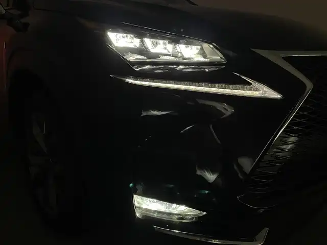 レクサス ＮＸ 300h Fスポーツ 群馬県 2015(平27)年 9.8万km スターライトブラックガラスフレーク ムーンルーフ/三眼LEDヘッドライト/・オートマチックハイビーム/クリアランスソナー/バックソナー/パワーバックドア/――――――――――――――――/純正7インチナビ/（フルセグTV/BT/CD/DVD/USB/SD/AUX）/バックカメラ/ビルトインETC/社外前後ドライブレコーダー/クルーズコントロール/ステアリングヒーター/D/N席シートヒーター/シートベンチレーション/D/N席パワーシート/D席メモリーパワーシート/パドルシフト/プッシュスタート/純正18インチアルミホイール