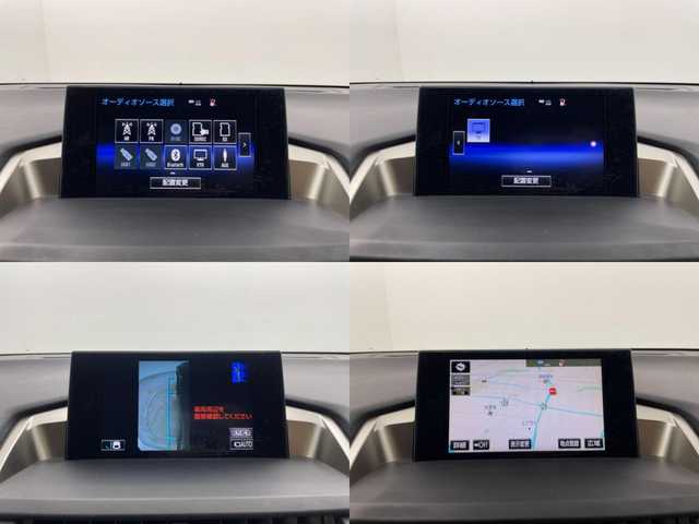 レクサス ＮＸ 300h Fスポーツ 群馬県 2015(平27)年 9.8万km スターライトブラックガラスフレーク ムーンルーフ/三眼LEDヘッドライト/・オートマチックハイビーム/クリアランスソナー/バックソナー/パワーバックドア/――――――――――――――――/純正7インチナビ/（フルセグTV/BT/CD/DVD/USB/SD/AUX）/バックカメラ/ビルトインETC/社外前後ドライブレコーダー/クルーズコントロール/ステアリングヒーター/D/N席シートヒーター/シートベンチレーション/D/N席パワーシート/D席メモリーパワーシート/パドルシフト/プッシュスタート/純正18インチアルミホイール