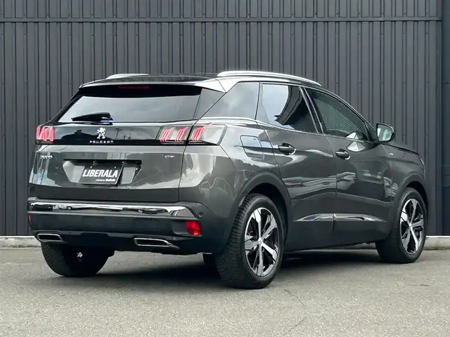 プジョー ３００８ GT ブルー HDi 福島県 2022(令4)年 2.8万km グレー サンルーフ/アダプティブクルーズコントロール/ブラインドスポットモニター/レーンキープアシスト/黒半革シート/純正ディスプレイオーディオ(BT/USB)/AppleCarPlay/パワーシート(D席)/シートヒーター(前席)/パワーバックドア/純正18AW/アダプティブLEDライト/ヒルディセントコントロール/ETC/取扱説明書/保証書/スペアキー