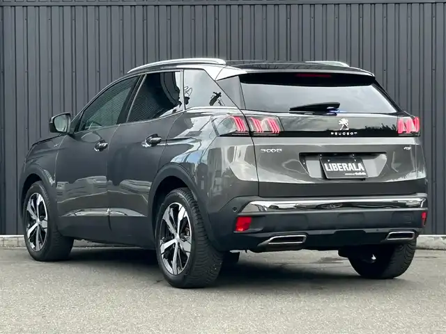 プジョー ３００８ GT ブルー HDi 福島県 2022(令4)年 2.8万km グレー サンルーフ/アダプティブクルーズコントロール/ブラインドスポットモニター/レーンキープアシスト/黒半革シート/純正ディスプレイオーディオ(BT/USB)/AppleCarPlay/パワーシート(D席)/シートヒーター(前席)/パワーバックドア/純正18AW/アダプティブLEDライト/ヒルディセントコントロール/ETC/取扱説明書/保証書/スペアキー