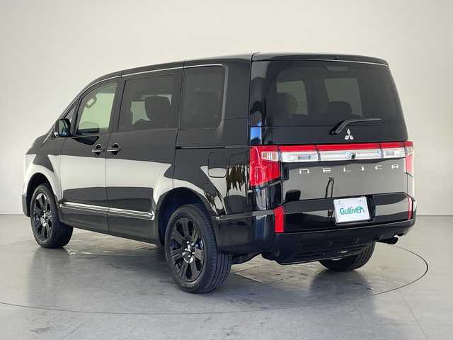 三菱 デリカＤ：５ ブラックエディション 長野県 2025(令7)年 0.1千km アメジストブラック 4WD/ALPINE11型SDナビ（型番：EX11NX）/（フルセグTV＆CD＆DVD＆SD＆BL＆HDMI＆AppleCarPlay＆AndroidAuto）/全方位カメラ/クルーズコントロール（追従あり）/衝突被害軽減ブレーキ/レーンキープアシスト/BSM/両側パワースライドドア/寒冷地仕様/シートヒーター（前席）/パワーシート（D席）/パワーバックドア/パドルシフト/ステアリングヒーター/LEDヘッドライト/オートマチックハイビーム/18インチ純正アルミホイール/スマートキー/スペアキー１本/保証書/取扱説明書