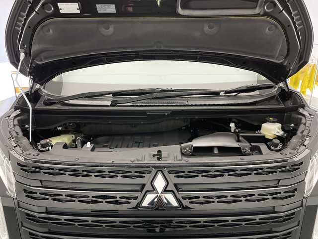 三菱 デリカＤ：５ ブラックエディション 長野県 2025(令7)年 0.1千km アメジストブラック 4WD/ALPINE11型SDナビ（型番：EX11NX）/（フルセグTV＆CD＆DVD＆SD＆BL＆HDMI＆AppleCarPlay＆AndroidAuto）/全方位カメラ/クルーズコントロール（追従あり）/衝突被害軽減ブレーキ/レーンキープアシスト/BSM/両側パワースライドドア/寒冷地仕様/シートヒーター（前席）/パワーシート（D席）/パワーバックドア/パドルシフト/ステアリングヒーター/LEDヘッドライト/オートマチックハイビーム/18インチ純正アルミホイール/スマートキー/スペアキー１本/保証書/取扱説明書