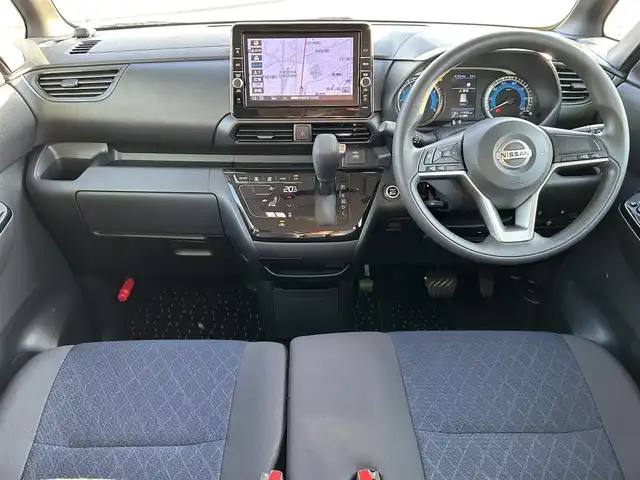 日産 ルークス ハイウェイスター X 福岡県 2022(令4)年 1.2万km アメジストパープル ワンオーナー/純正9型ナビ（BT/フルセグ/iPod/AUX/DISC/USB)/アラウンドビューモニター/バックカメラ/フロントカメラ/サイドカメラ/左側パワースライドドア/左側ハンズフリースライドドア/LEDヘッドライト/オートライト/純正14インチAW/アイドリングストップ/横滑り防止装置/コーナーセンサー/レーンキープアシスト/盗難防止装置/衝突軽減システム/スマートキー/ETC/純正前方ドライブレコーダー/保証書