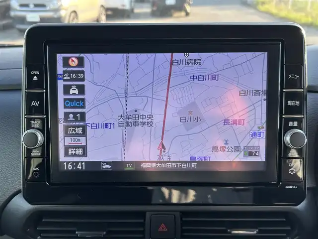 日産 ルークス ハイウェイスター X 福岡県 2022(令4)年 1.2万km アメジストパープル ワンオーナー/純正9型ナビ（BT/フルセグ/iPod/AUX/DISC/USB)/アラウンドビューモニター/バックカメラ/フロントカメラ/サイドカメラ/左側パワースライドドア/左側ハンズフリースライドドア/LEDヘッドライト/オートライト/純正14インチAW/アイドリングストップ/横滑り防止装置/コーナーセンサー/レーンキープアシスト/盗難防止装置/衝突軽減システム/スマートキー/ETC/純正前方ドライブレコーダー/保証書