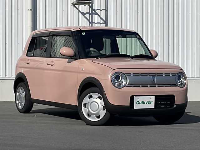 スズキ ラパン S 三重県 2020(令2)年 3.2万km コフレピンクパールメタリック 社外ナビ/フルセグTV/シートヒーター/前方ドラレコ/バックソナー/プリクラッシュ/横滑り防止/ベンチシート/アイドリングストップ/オートライト/電動格納ミラー　/純正フロアマット/純正ドアバイザー/禁煙車