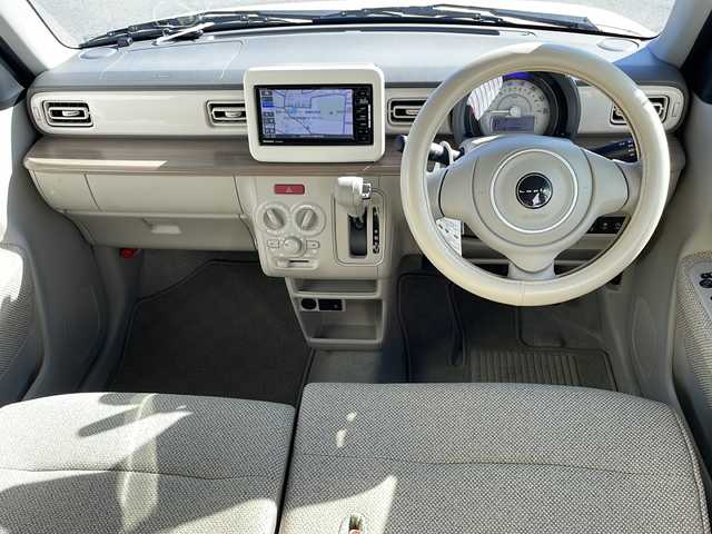 スズキ ラパン S 三重県 2020(令2)年 3.2万km コフレピンクパールメタリック 社外ナビ/フルセグTV/シートヒーター/前方ドラレコ/バックソナー/プリクラッシュ/横滑り防止/ベンチシート/アイドリングストップ/オートライト/電動格納ミラー　/純正フロアマット/純正ドアバイザー/禁煙車