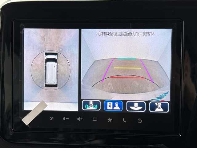 スズキ スペーシア カスタム HYBRID XS 三重県 2024(令6)年 0.1千km ピュアホワイトP /禁煙車//全方位カメラ9型ナビ/　フルセグTV/CarPlay/Android Auto//両側パワースライドドア//前席シートヒーター//両側パワースライドドア//全方位モニター//衝突軽減ブレーキシステム//HUD//ステアリングヒーター//レーダークルーズコントロール//前後コーナーセンサー//オートライト//保証書//取扱説明書//スペアキー