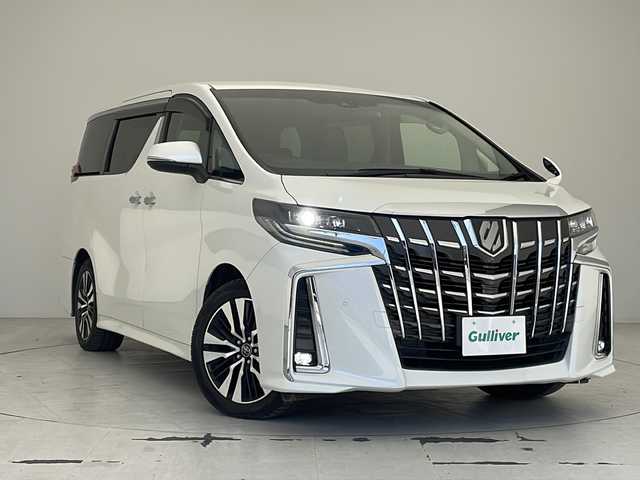 トヨタ アルファード S Cパッケージ 沖縄県 2018(平30)年 3.5万km ホワイトパールクリスタルシャイン 純正１０型ナビ　【NSZN-Z66T】/　(フルセグTV　Bluetooth　CD/DVD)/１２．８型フリップダウンモニター　/バックカメラ　/前後ドライブレコーダー　/ETC2.0/トヨタセーフティセンス/ステアリングスイッチ/ステアリングヒーター/両側パワースライドドア/パワーバックドア/オットマン/レザーシート　/パワーシート　/シートヒーター/エアシート/スマートキー/プッシュスタート/クリアランスソナー/ＬＥＤヘッドライト　/オートライト