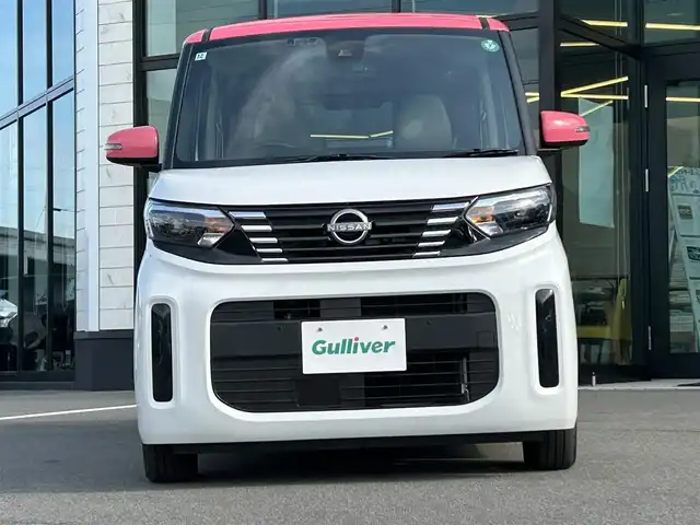 日産 ルークス X 愛媛県 2024(令6)年 0.3万km パールⅡ 純正9型ナビ(Bluetooth/フルセグTV)/全周囲カメラ/ドライブレコーダー/左側電動スライド/左側ハンズフリースライド/インテリジェントセーフティ/クリアランスソナー/リアサーキュレーター/アイドリングストップ/電格ミラー/現状サマー(鉄)(155/65/R14)/YOKOHAMA BluEarth-FE AE30/禁煙車