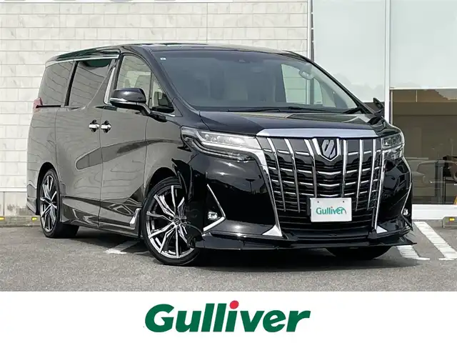 トヨタ アルファード G サイドリフトアップ 宮崎県 2019(令1)年 4.1万km ブラック 純正SDナビ/（CD/DVD/AM/FM/BT)/フルセグTV/TVキャンセラー/バックカメラ/純正フリップダウンモニタ/両側パワースライドドア/デジタルインナーミラー/レーダークルーズコントロール/ステアリングスイッチ/ブラインドスポットモニタ/クリアランスソナー/100電源/D席/N席シートヒーター/D席/N席シートクーラー/D席/N席パワーシート/横滑り防止機能/TRDエアロ/ビルトインETC