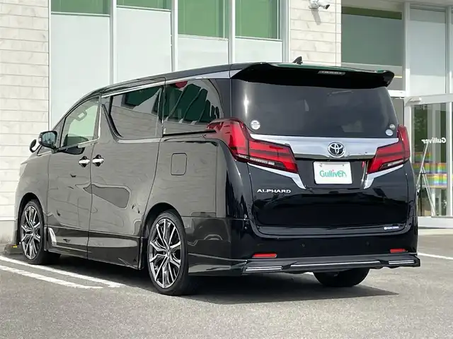 トヨタ アルファード G サイドリフトアップ 宮崎県 2019(令1)年 4.1万km ブラック 純正SDナビ/（CD/DVD/AM/FM/BT)/フルセグTV/TVキャンセラー/バックカメラ/純正フリップダウンモニタ/両側パワースライドドア/デジタルインナーミラー/レーダークルーズコントロール/ステアリングスイッチ/ブラインドスポットモニタ/クリアランスソナー/100電源/D席/N席シートヒーター/D席/N席シートクーラー/D席/N席パワーシート/横滑り防止機能/TRDエアロ/ビルトインETC