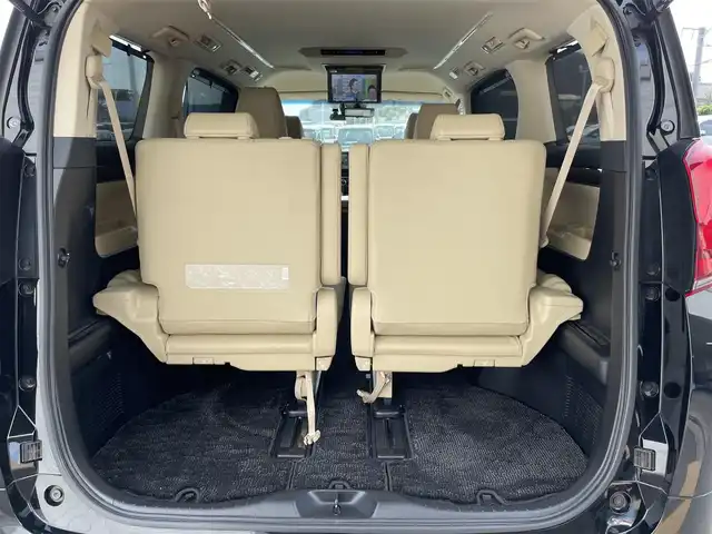 トヨタ アルファード G サイドリフトアップ 宮崎県 2019(令1)年 4.1万km ブラック 純正SDナビ/（CD/DVD/AM/FM/BT)/フルセグTV/TVキャンセラー/バックカメラ/純正フリップダウンモニタ/両側パワースライドドア/デジタルインナーミラー/レーダークルーズコントロール/ステアリングスイッチ/ブラインドスポットモニタ/クリアランスソナー/100電源/D席/N席シートヒーター/D席/N席シートクーラー/D席/N席パワーシート/横滑り防止機能/TRDエアロ/ビルトインETC