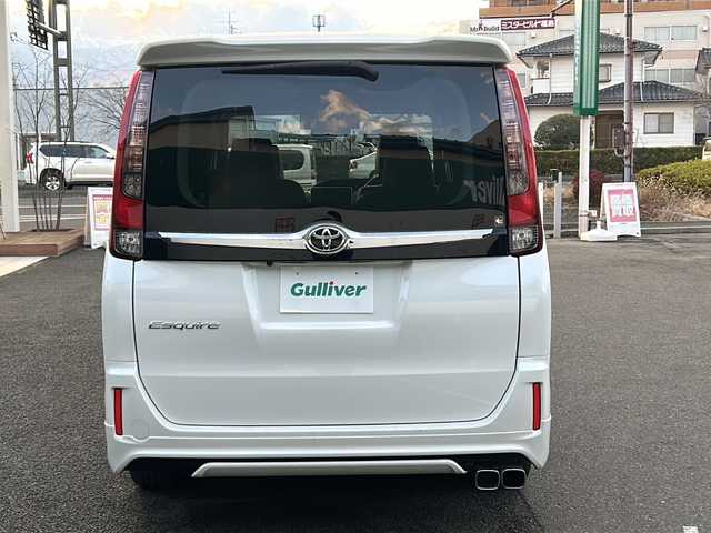 トヨタ エスクァイア Gi 福島県 2017(平29)年 8.5万km ホワイトパールクリスタルシャイン ロールサンシェード/フルモデリスタエアロ/純正ドアバイザー/電動格納ミラー/・ウィンカーミラー/革張りステアリング/・ステアリングスイッチ/・クルーズコントロール