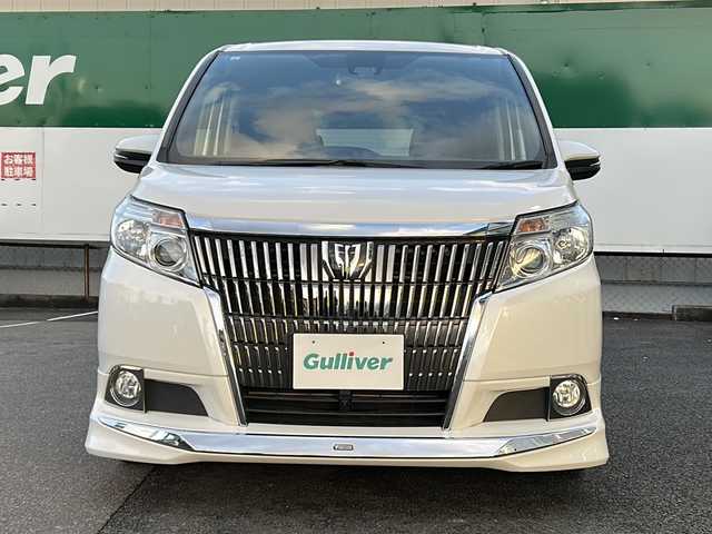 トヨタ エスクァイア Gi 福島県 2017(平29)年 8.5万km ホワイトパールクリスタルシャイン ロールサンシェード/フルモデリスタエアロ/純正ドアバイザー/電動格納ミラー/・ウィンカーミラー/革張りステアリング/・ステアリングスイッチ/・クルーズコントロール