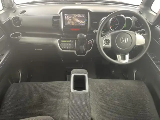 ホンダ Ｎ ＢＯＸ SSパッケージ 熊本県 2015(平27)年 8.4万km プレミアムディープロッソパール ワンオーナー/純正ナビ（VXM-152VFi)/フルセグテレビ/Bluetooth/USB/バックカメラ/両側パワースライドドア/シティブレーキアクティブシステム（CTBA）/ステアリングリモコン/プッシュスタート/スマートキー/スペアキー/ステアリングスイッチ/ウインカーミラー/禁煙車/シートバックデーブル/電動格納ミラー/ヘッドライトレベライザー