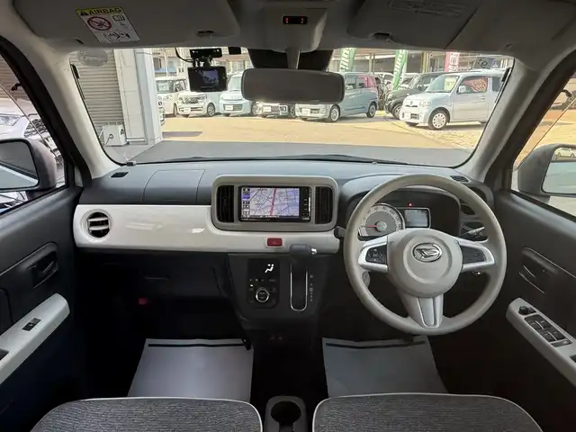ダイハツ ミラ トコット G リミテッド SAⅢ 香川県 2019(令1)年 5.8万km セラミックグリーンM ワンオーナー/社外SDナビ/【CD/DVD/Bluetooth/フルセグ】/全方位カメラ/前後コーナーセンサー/前後ドライブレコーダー/【ZDR-015】/前席シートヒーター/ETC/プッシュスタート/スマートキー/LEDヘッドライト/保証書/取扱説明書