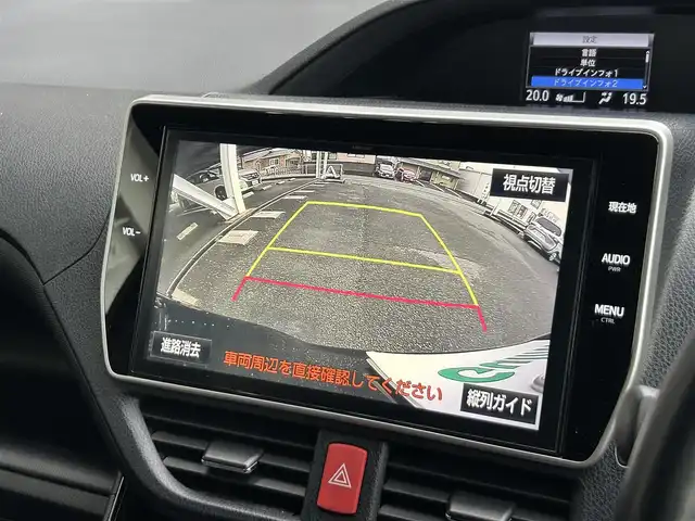 トヨタ ヴォクシー ZS 静岡県 2017(平29)年 3.8万km ブラック 純正10型ナビ/純正後席モニター/フルセグTV/ETC2.0/両側パワースライドドア/クルーズコントロール/LEDライト/フォグライト/車高調（純正サス車載）/バックカメラ