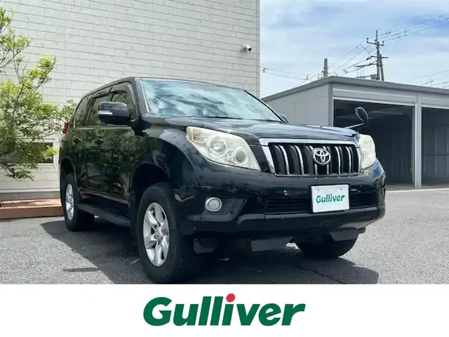 トヨタ ランドクルーザー プラド TX Lパッケージ 茨城県 2013(平25)年 6.9万km ブラック ４WD/センターデフロック/クルーズコントロール/純正17インチAW/革シート/D/N席パワーシート/D/N席シートヒーター/HIDオートヘッドライト/レベライザー/フォグライト/スマートキー/プッシュスタート/ETC/取扱説明書