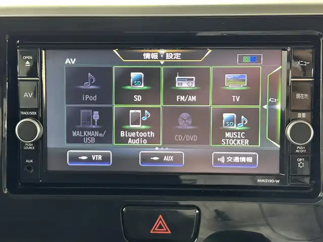 日産 デイズ ルークス ハイウェイスター Xターボ 佐賀県 2019(令1)年 2.2万km ホワイトソリッド/プレミアムオリーブM 純正SDナビ/フルセグTV/Bluetooth/CD/DVD/アラウンドビューモニター/ドライブレコーダー（前方・車内）/片側パワースライドドア/オートライト/オートマチックハイビーム/アイドリングストップ/純正14インチアルミホイール/純正フロアマット/衝突被害軽減システム
