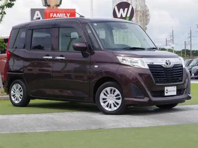 トヨタ ルーミー X S 千葉県 2018(平30)年 4.4万km プラムブラウンパールクリスタルシャイン スマートアシストIII/エコアイドル/左パワースライドドア/カロッツェリアディスプレイオーディオ/【FH-8500DVS】/【DVD/CD再生機能　Bluetooth接続】/バックカメラ/ドライブレコーダー（HDR-103）/前席シートヒーター/ETC/コーナーセンサー/キーフリーシステム