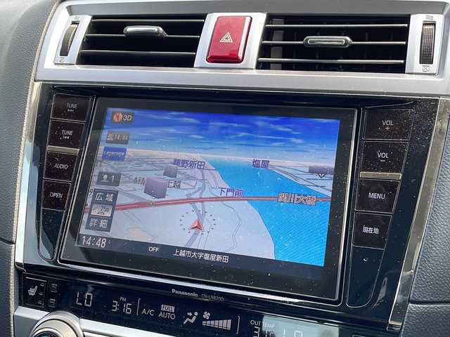 スバル レガシィ Ｂ４ ベース 新潟県 2017(平29)年 2.1万km ダークブルーパール 4WD/純正SDナビ(CN-LR820D)/CD/DVD/BT/フルセグテレビ/バックカメラ/ETC/衝突被害軽減ブレーキ/レーンキープアシスト/レーダークルーズコントロール/パワーシート/シートヒーター /ステアリングヒーター/パドルシフト/スマートキー/プッシュスタート/LEDヘッドライト/オートライト/フォグランプ/純正17インチアルミホイール/社外17インチAW冬タイヤ車載