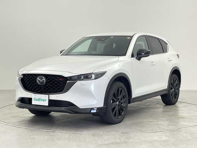 マツダ ＣＸ－５ XD スポーツアピアランス 群馬県 2023(令5)年 1.9万km ロジウムホワイトプレミアムメタリック ＢＯＳＥサウンドシステム　純正１０．２５型ナビ　全周囲カメラ　衝突被害軽減ブレーキ　アダプティブクルーズコントロール　シートヒーター　ステアリングヒーター　電動リアゲート　パドルシフト　禁煙車