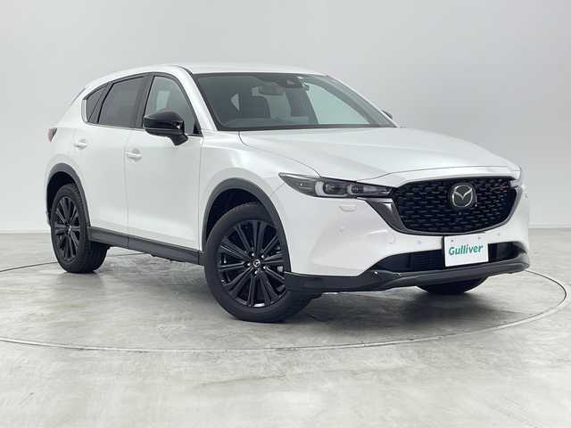 マツダ ＣＸ－５ XD スポーツアピアランス 群馬県 2023(令5)年 1.9万km ロジウムホワイトプレミアムメタリック ＢＯＳＥサウンドシステム　純正１０．２５型ナビ　全周囲カメラ　衝突被害軽減ブレーキ　アダプティブクルーズコントロール　シートヒーター　ステアリングヒーター　電動リアゲート　パドルシフト　禁煙車