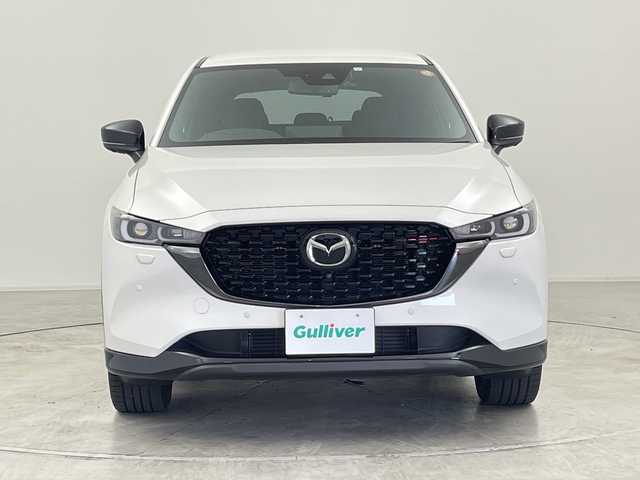 マツダ ＣＸ－５ XD スポーツアピアランス 群馬県 2023(令5)年 1.9万km ロジウムホワイトプレミアムメタリック ＢＯＳＥサウンドシステム　純正１０．２５型ナビ　全周囲カメラ　衝突被害軽減ブレーキ　アダプティブクルーズコントロール　シートヒーター　ステアリングヒーター　電動リアゲート　パドルシフト　禁煙車