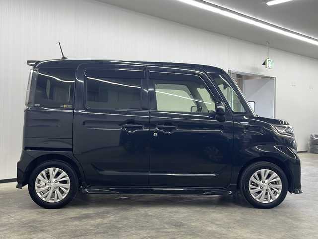 スズキ スペーシア カスタム HYBRID GS 長崎県 2020(令2)年 7.8万km ブルーイッシュブラックパール3 ワンオーナー/社外ナビ（MDV-S706W）/オートライト/ドライブレコーダー/衝突軽減システム/車線逸脱システム/コーナーセンサー/片側パワースライドドア/ETC/運転席シートヒーター/ステアリングスイッチ/14インチ純正AW/純正フロアマット