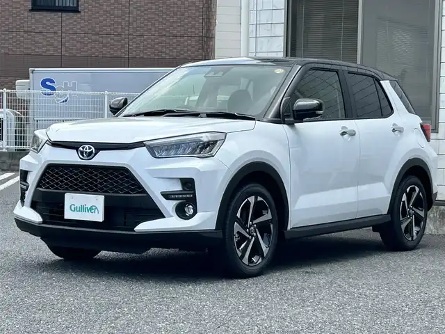 トヨタ ライズ Z 福岡県 2025(令7)年 0.1万km未満 ブラックマイカメタリック/シャイニングホワイトパール ハイブリット車/登録時13KM/禁煙車/ワンオーナー/純正9インチディスプレイオーディオ/　（AM/FM/Bluetooth/フルセグTV）/バックカメラ/パノラミックビューモニター/スマートアシスト/・衝突警報機能/・衝突回避支援ブレーキ機能/・ブレーキ制御付誤発進抑制機能/・車線逸脱警報機能/・車線逸脱抑制制御機能/・路側逸脱警報機能/・ふらつき警報/・先行車発進お知らせ機能/・全車速追従機能付ACC/・レーンキープアシスト/・オートハイビーム/横滑り防止装置/オートライト/コーナーセンサー/クリアランスソナー/ブラインドスポットモニター/純正17インチアルミホイール/シートヒーター（D/N）/電格ウインカーミラー/プッシュスタート/ISOFIX/電源ソケット×1/スペアキー×1/保証書/取扱説明書/ディスプレイオーディオ取説