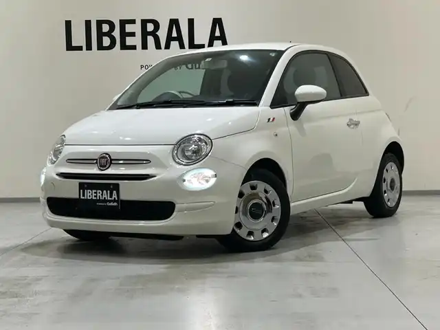 フィアット ５００ ツインエア カルト 熊本県 2022(令4)年 4万km 白 ・キーレス/・クルーズコントロール/・純正ディスプレイオーディオ/　【Bluetooth・USB・AppleCarPlay】/・ETC/・保証書/取説