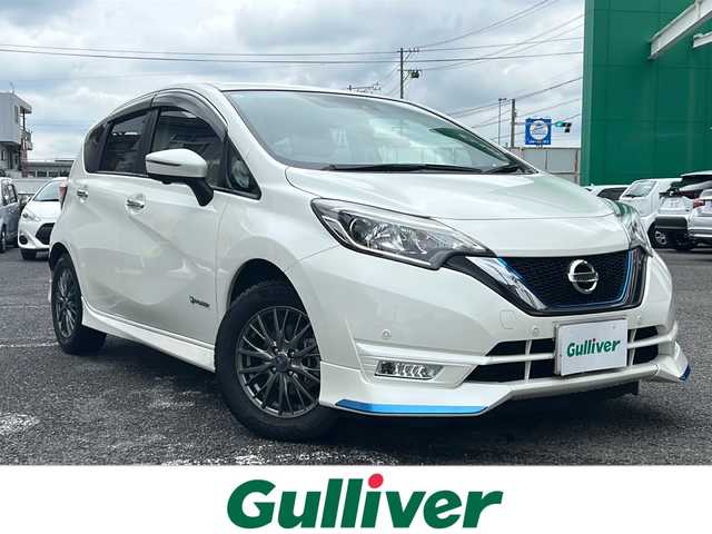 日産 ノート e－パワー X 岐阜県 2019(平31)年 3.4万km パール ワンオーナー/プッシュスタート/スマートキー/純正ディスプレイ付きラジオ/アラウンドビューモニター/AM/FM/Bluetooth/アプリ/iPad/純正エアロ/純正ドアバイザー/純正ホイル（ホイルのみ）/純正マット/オートライト/オートエアコン/横滑り防止/盗難防止/電動格納ミラー/DRIVEMODE/衝突軽減ブレーキ