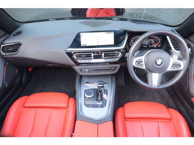 ＢＭＷ Ｚ４ M40i 大分県 2022(令4)年 1.4万km サファイアブラックP インテリジェントセーフティ/ヘッドアップディスプレイ/純正ナビ/ＣａｒＰｌａｙ/Bluetooth/ワイヤレス充電/バックカメラ/赤革（マグマレッド）/シートヒーター/パワーシート/ＬＥＤヘッドライト/アンビエントライト/純正19インチＡＷ/ミラー一体型ＥＴＣ/ドライブレコーダー（前）