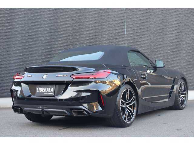 ＢＭＷ Ｚ４ M40i 大分県 2022(令4)年 1.4万km サファイアブラックP インテリジェントセーフティ/ヘッドアップディスプレイ/純正ナビ/ＣａｒＰｌａｙ/Bluetooth/ワイヤレス充電/バックカメラ/赤革（マグマレッド）/シートヒーター/パワーシート/ＬＥＤヘッドライト/アンビエントライト/純正19インチＡＷ/ミラー一体型ＥＴＣ/ドライブレコーダー（前）