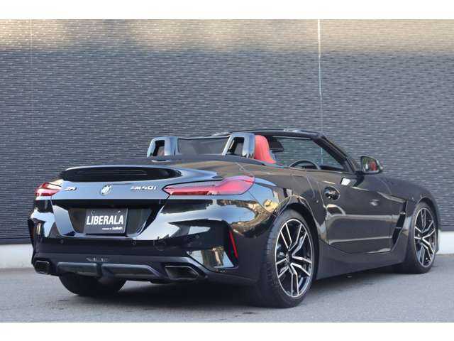 ＢＭＷ Ｚ４ M40i 大分県 2022(令4)年 1.4万km サファイアブラックP インテリジェントセーフティ/ヘッドアップディスプレイ/純正ナビ/ＣａｒＰｌａｙ/Bluetooth/ワイヤレス充電/バックカメラ/赤革（マグマレッド）/シートヒーター/パワーシート/ＬＥＤヘッドライト/アンビエントライト/純正19インチＡＷ/ミラー一体型ＥＴＣ/ドライブレコーダー（前）